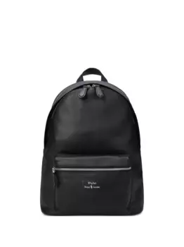 Кожаный рюкзак POLO RALPH LAUREN, черный