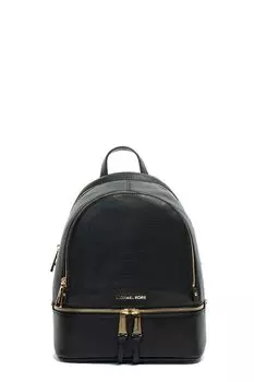 Кожаный рюкзак Rhea Michael Kors, черный