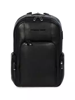 Кожаный рюкзак родстер Porsche Design, черный