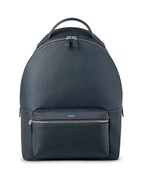 Кожаный рюкзак Sandro, синий