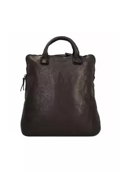 Кожаный рюкзак Submarine с отделением для ноутбука 33 см HAROLD'S, черный