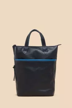 Кожаный рюкзак-трансформер White Stuff, синий