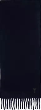 Кожаный шарф с нашивками Ami de Coeur AMI Paris