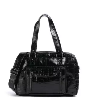 Кожаный шоппер texas mille с тиснением Nnoo, черный