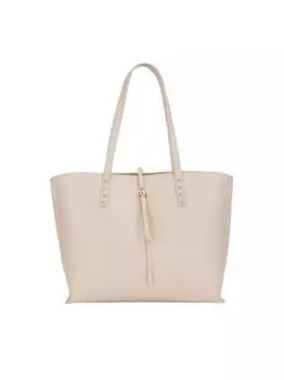 Кожаный шоппер Usha, бежевый
