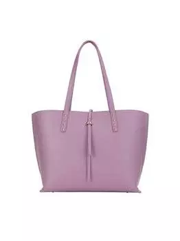 Кожаный шоппер Usha, фиолетовый
