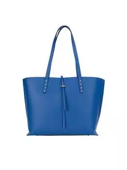Кожаный шоппер Usha, синий