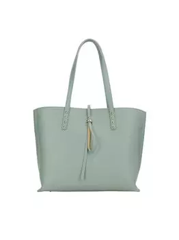 Кожаный шоппер Usha, зеленый