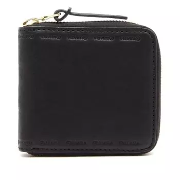Кожаный складной кошелек Visvim, черный