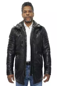 Кожаный Тренч-Алеппо Infinity Leather, черный