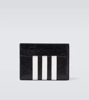 Кожаный визитница adidas x x Balenciaga, черный