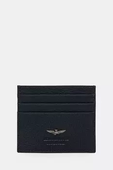 Кожаный визитница Aeronautica Militare, темно-синий