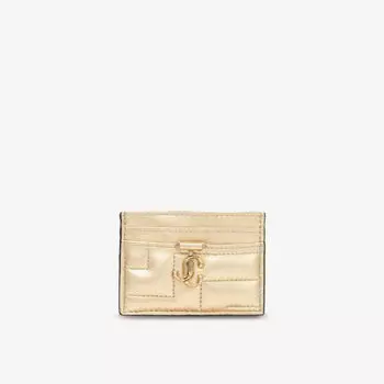 Кожаный визитница Umika Avenue с логотипом Jimmy Choo, желтый