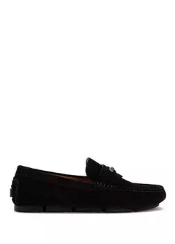 Кожаный водитель Medusa, мужской Versace, черный