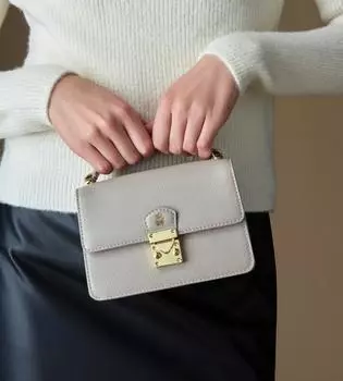 Кожаный захват Долли OSPREY LONDON, белый