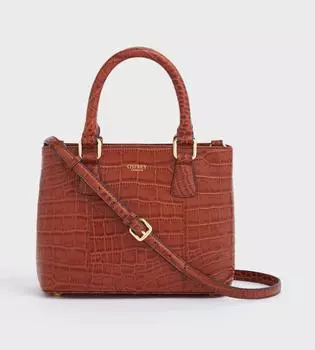 Кожаный захват Mini Adaline OSPREY LONDON, коричневый