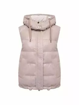 Кожаный жилет Brunello Cucinelli