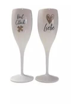 Koziol Super Glass с надписью «Удачи и нерушимой любви»