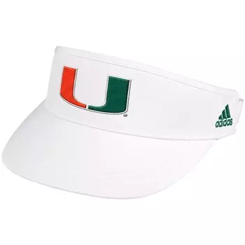 Козырек adidas Miami Hurricanes, белый