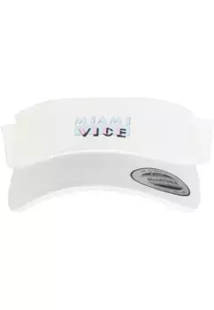 Козырек Merchcode "Кепка с козырьком с логотипом унисекс Miami Vice Logo", белый