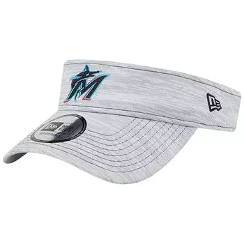 Козырек New Era Miami Marlins, серый