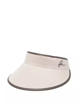 Козырек Peserico с вышитым логотипом, нейтральный