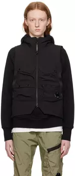 КП Компания Черный Жилет Shell-R C.P. Company