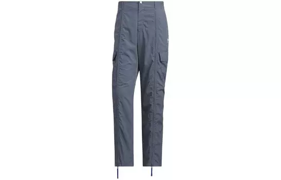 KR OP Co-branded Model Cargo Pants Men Grey Adidas Originals, серый