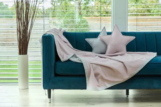 KraftKids покрывало двойное креп розовое