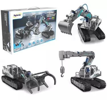 Кран Гидравлический Экскаватор 3В1 Игрушка Для Детей DDC Toys