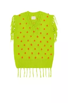 Крапчатый жилет Harago, зеленый