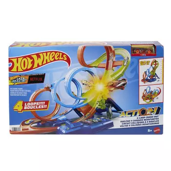 Краш-набор Hot Wheels Action Quad Loop Mattel