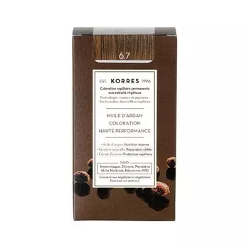 Краситель Argan Oil Advanced 6.7 Какао, Korres