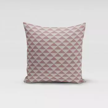 КРАСИВАЯ ЖИЗНЬ. Чехлы на подушки треугольники старый розовый белый разные размеры размер 50х50см (ВхШ) размер 50х50см (ВхШ) Schner-Leben