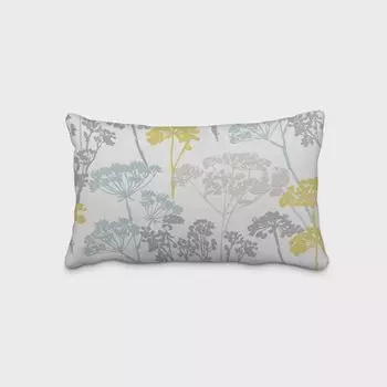 КРАСИВАЯ ЖИЗНЬ. Чехол на подушку цветы травы минеральный синий зеленый серый размер 60х80см (ВхШ) размер 60х80см (ВхШ) Schner-Leben