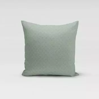 КРАСИВАЯ ЖИЗНЬ. Чехол на подушку для улицы с бриллиантами, зеленый кремовый, разные размеры, размер 80x80см (ВxШ) Размер 80x80см (ВxШ) Schner-Leben