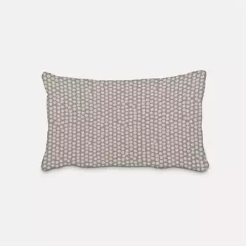 КРАСИВАЯ ЖИЗНЬ. Чехол на подушку Fryett`s полупанама пятнистый в горошек серый размер 60х80см (ВхШ) размер 60х80см (ВхШ) Schner-Leben