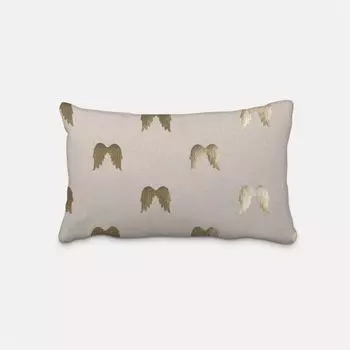 КРАСИВАЯ ЖИЗНЬ. Чехол на подушку крылья ангела натуральное золото металлик размер 60х80см (ВхШ) размер 60х80см (ВхШ) Schner-Leben