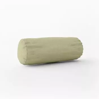 КРАСИВАЯ ЖИЗНЬ. Чехол на подушку, льняной вид, однотонный, салатовый, разные размеры, размер 15х40 см (xШ), валик для шеи 15x40 см (xШ), размер валик для шеи Schner-Leben