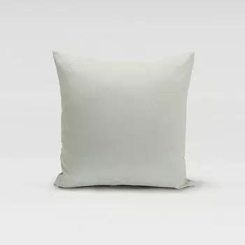 КРАСИВАЯ ЖИЗНЬ. Чехол на подушку, льняной вид, однотонный, пастельный, мятный, разные размеры, размер 70x70см (ВxШ) 70x70см (ВxШ) размер Schner-Leben