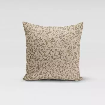 КРАСИВАЯ ЖИЗНЬ. Чехол на подушку маленькие листья ветки натуральный зеленый размер 70х70см (ВхШ) размер 70х70см (ВхШ) Schner-Leben