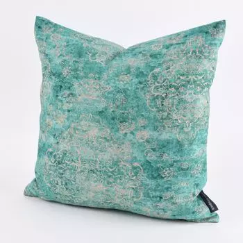 КРАСИВАЯ ЖИЗНЬ. Чехол на подушку Oriental Vintage зеленый мятно-бежевый 40х40см Schner-Leben