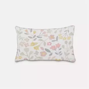 КРАСИВАЯ ЖИЗНЬ. Чехол на подушку Панама Betty Bon Bon flowers пастельно-розовый размер 60x80см (ВxШ) размер 60x80см (ВxШ) Schner-Leben