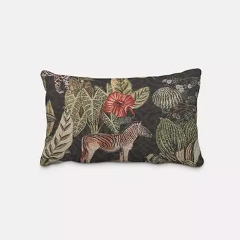 КРАСИВАЯ ЖИЗНЬ. Чехол на подушку Premium Empire Jungle Jungle черный размер g 60x80см (ВxШ) размер 60x80см (ВxШ) Schner-Leben