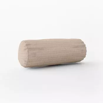 КРАСИВАЯ ЖИЗНЬ. Чехол на подушку рельефная структура из хлопчатобумажной ткани натуральный размер 15x40см (xW) валик для шеи 15x40см (xW) размер валик для шеи Schner-Leben