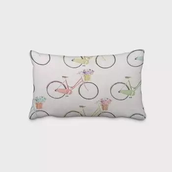 КРАСИВАЯ ЖИЗНЬ. Чехол на подушку с цифровой печатью для велосипеда, разные размеры, размер 60x80 см (ВxШ) и 60x80 см (ВxШ) Schner-Leben