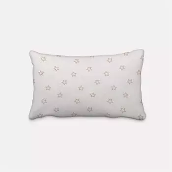КРАСИВАЯ ЖИЗНЬ. Чехол на подушку со звездами цвета экрю, медь, разные размеры, размер 60x80см (ВxШ) 60x80см (ВxШ) размер Schner-Leben