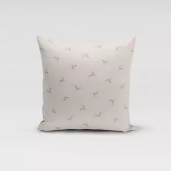 КРАСИВАЯ ЖИЗНЬ. Чехол на подушку темно-олень кремово-бежевый разные размеры размер 40х40см (ВхШ) размер 40х40см (ВхШ) Schner-Leben