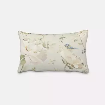 КРАСИВАЯ ЖИЗНЬ. Чехол на подушку Velvet Deluxe с цветами пиона Blaumei размер 60х80см (ВхШ) размер 60х80см (ВхШ) Schner-Leben