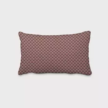 КРАСИВАЯ ЖИЗНЬ. Чехол на подушку жаккардовая чешуя бурого лосося разные размеры размер 40х60см (ВхШ) размер 40х60см (ВхШ) Schner-Leben